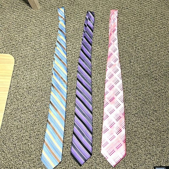 Bundle! Mens ties. Stafford Performance and Jon Vandyk brands. - Picture 1 of 5